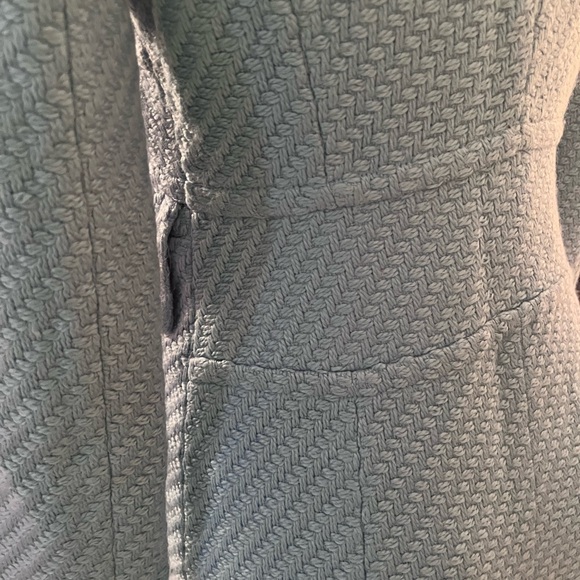 Light blue Trench Coat with Toggle Closures - Picture 8 of 9